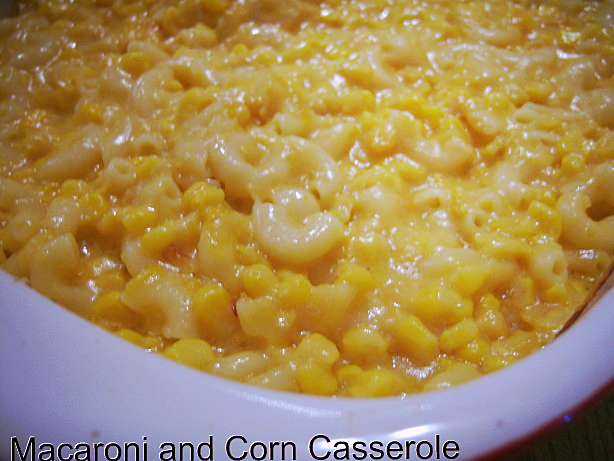 Macaroni and Corn Casserole